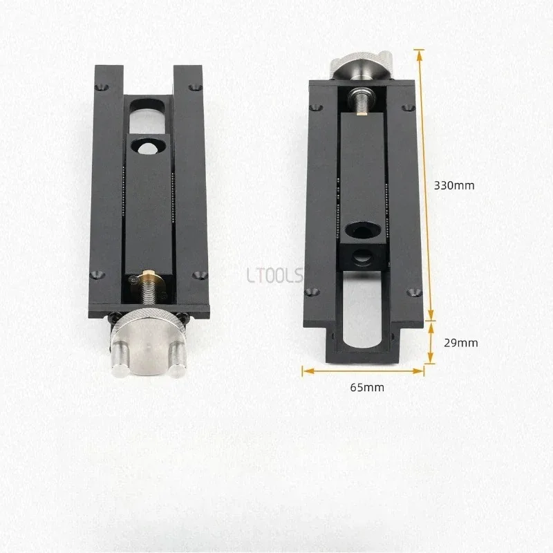 New precision aluminum alloy woodworking table fixture Vise fine wood tool woodworking table tail quick fixing pair 20mm hole