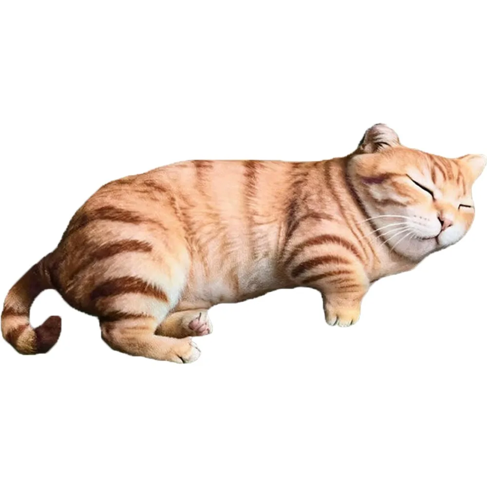 Material Animal Body Pillow PP Cotton Filled 40cm Size Poultry Throw Pillows Cat Pattern Cute Design Animal Cushion For Women