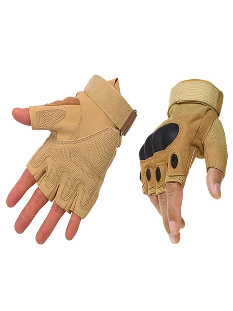 AliExpress NONE Outdoor Tactical Half Finger Cycling Gloves Military Men Gloves Women Sports Shooting Hunting Motorcycle Bike Glove Accessories
