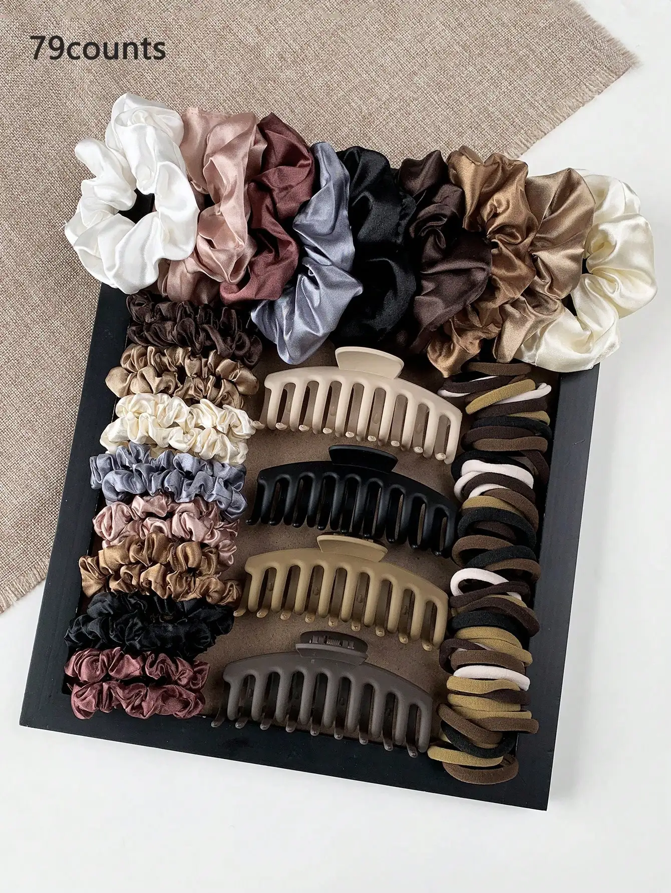 79pcs Neutral Hair Accessories Set 5