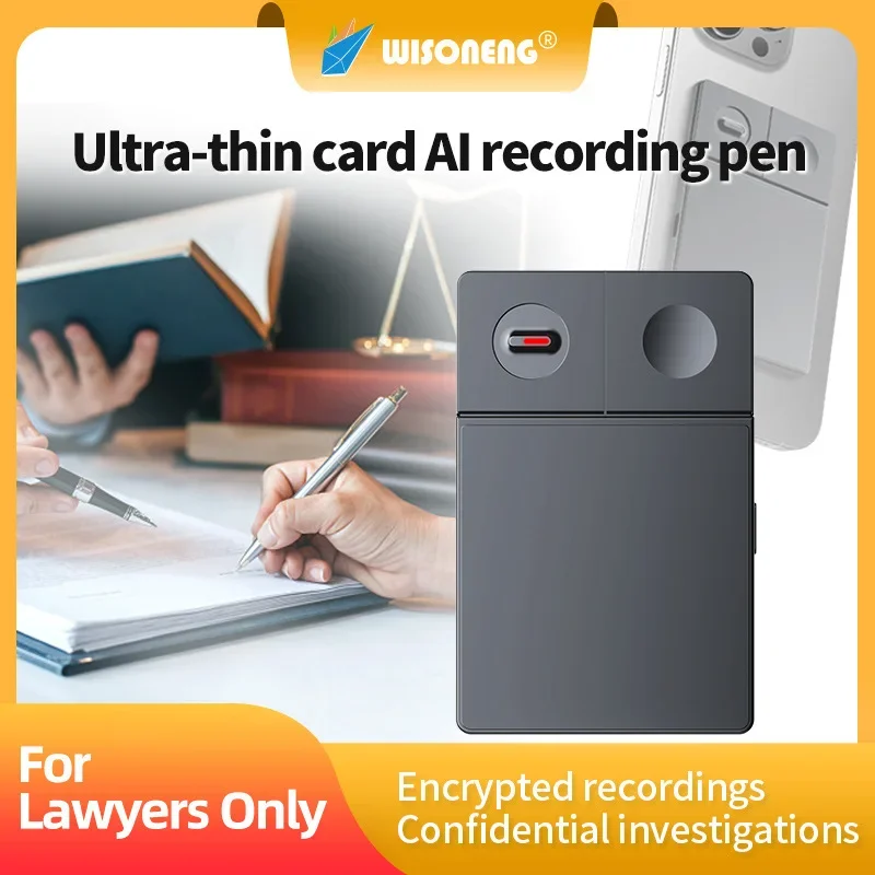 AI Powered Voice Recorder and Call Recorder Wi-Fi TF Chip Speech-to-Text Summarization Translation Supports 100 Languages 64GB