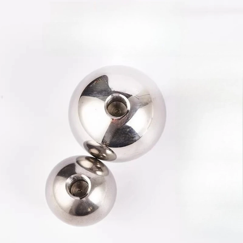 304 Stainless Steel Ball Solid Punched Threaded Steel Ball 2.5mm * m1-50* m8Metric Nut Ball