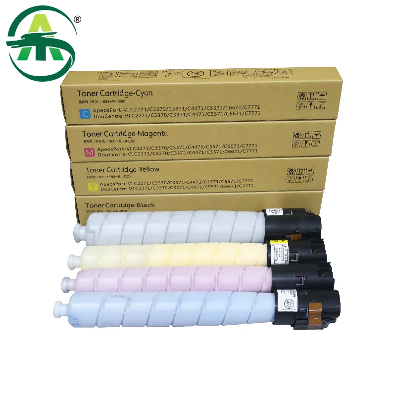 

4pcs/set VI3371 Toner Cartridge for Xerox ApeosPort-VI C3370 C3371 C4471 C5571 C6671 7771 DocuCentre-VI C2271 C3370