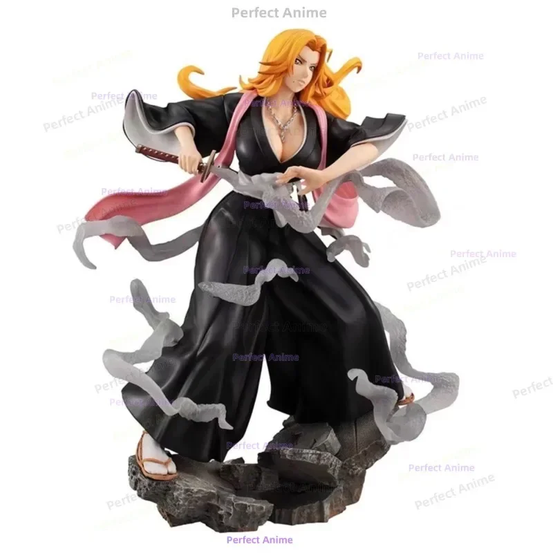 In Stock Original MegaHouse MH GEM Death BLEACH Matsumoto Rangiku Destruction Model