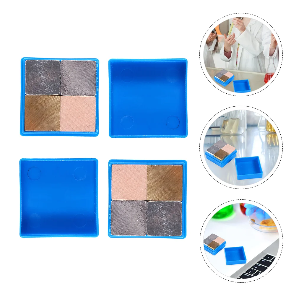 

8 Pcs Material Density Equipment Specific Gravity Experiments Supply Studying Mass Supplies Cube for Heat Copper Aluminum