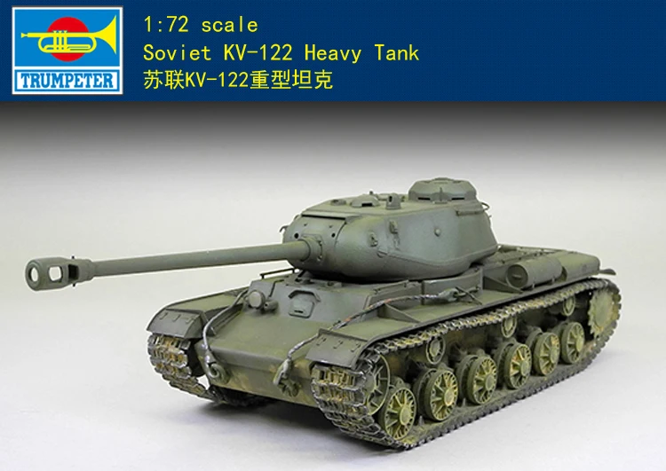 

Trumpeter 07128 1/72 1/35 Soviet KV-122 Heavy Tank Military Assembly Model