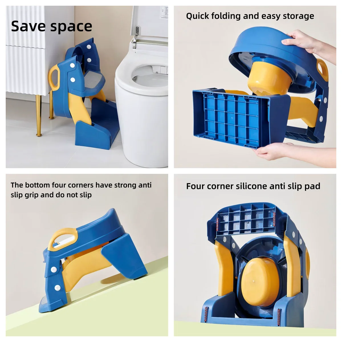 Multifunctionele Opvouwbare Kinderkruk Toiletbril Helper En Ladder Toiletstoel Voor Zindelijkheidstraining Baby Van 0-10 Jaar Oud