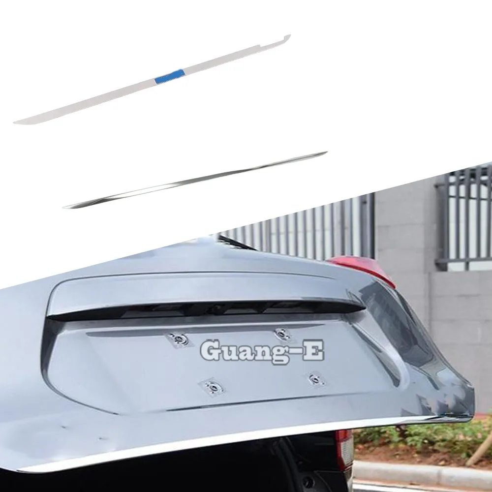 

Для Nissan Kicks 2017 2018 2019 2020 2021-2023 задняя дверь автомобиля, крышка багажника, полоса задней двери, украшение, авто внешние аксессуары