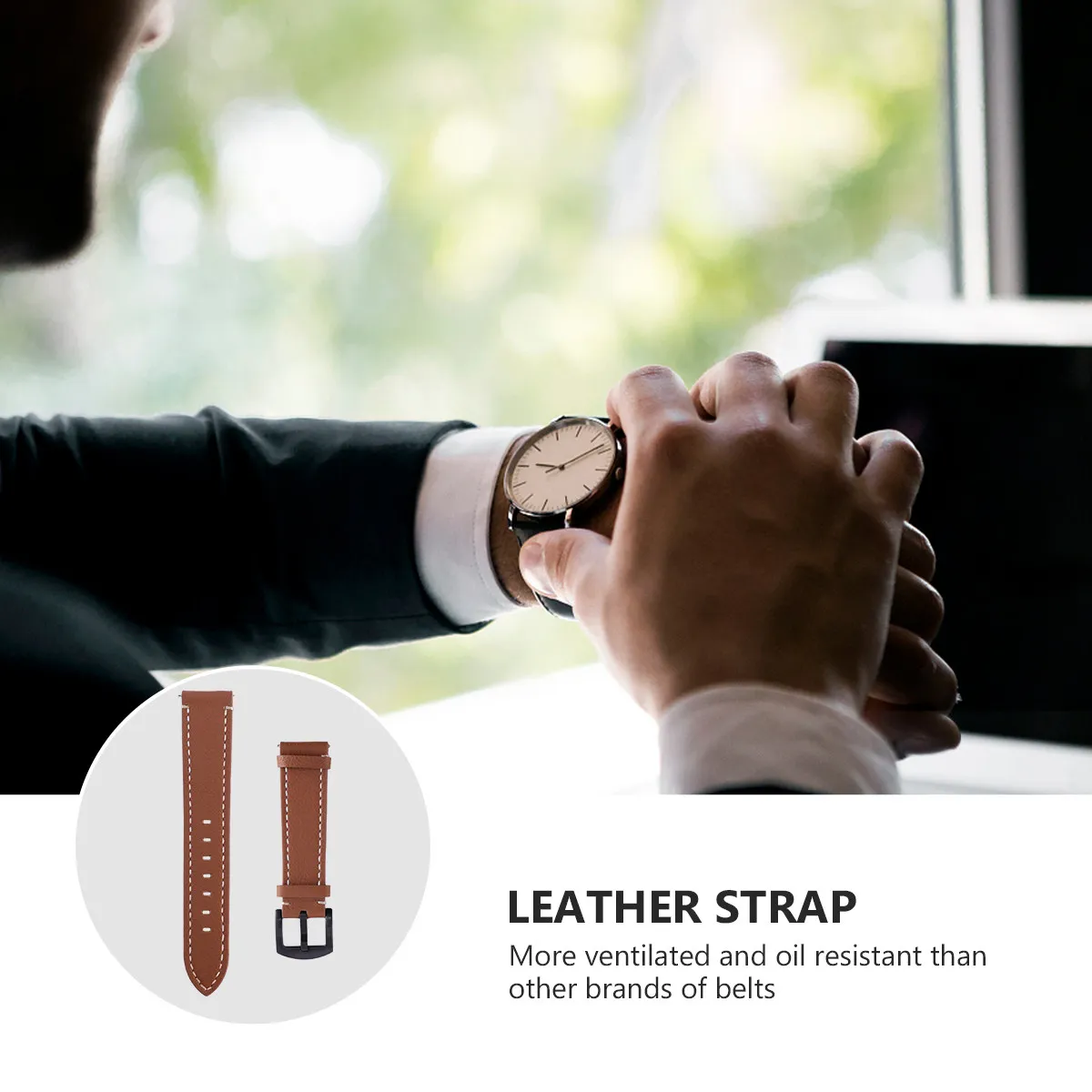 20mm Watch Band Replacement Strap Easy Install for Traditional Watches and Smartwatches Fashion Style