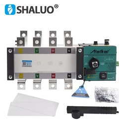 Aisikai ATS 4P 1000A 800A Diesel Generator Dual Power Automatic Transfer Switch Auto Manual Control Board Circuit Breaker 1250A