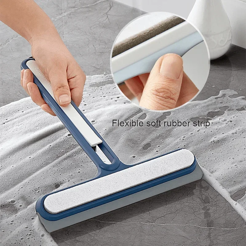 1pc Car Windshield Cleaning Squeegee Silicone Water Wiper Plate Glass Cleaner Scraper For Car Windshield Window Bathroom Kitchen