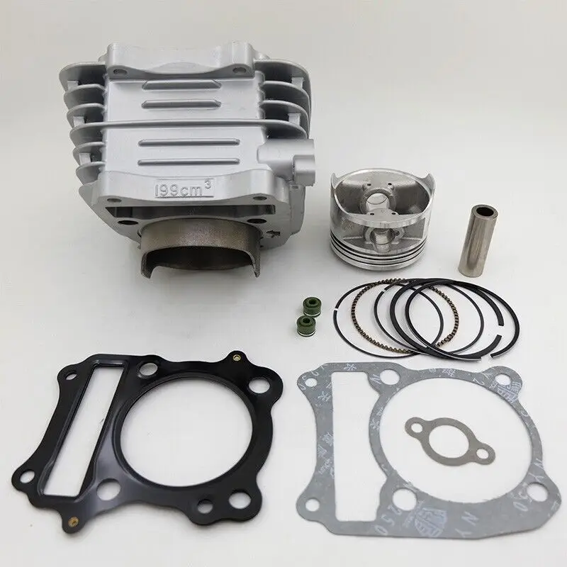 66mm Bore Cylinder Piston Ring Gaskets Kit for Suzuki DR200 GS200 DF200 VAN200 DR 200 Motorcycle Engine Modification Accessories