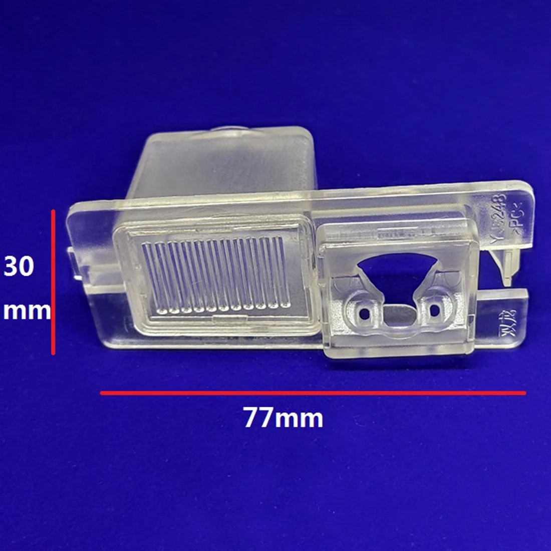 Soporte de cámara de visión trasera de coche, montaje de carcasa de luz de matrícula para Ssangyong Stavic Rodius Rexton Kyron Korando Actyon