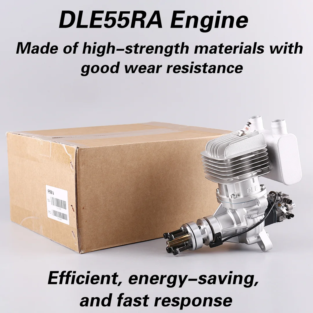 

DLE55RA Model Engine 55CC Engine New Equipped With Japanese Huapolo Carburetor Fixed Wing