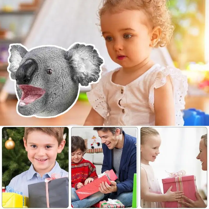 Koalas Handpuppe Koala Stofftier puppen Plüsch tier & ausgestopfte Puppen für Kinder realistisches Spielzeug für fantasievolle Spielweise