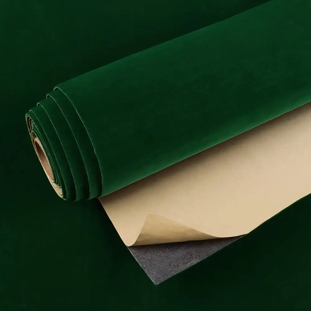 50x150cm Self Adhesive Velvet Fabric Thickened Soft Touch Adhesive Flocking Cloth Self Adhesive DIY Crafts Flocked Fabric Roll