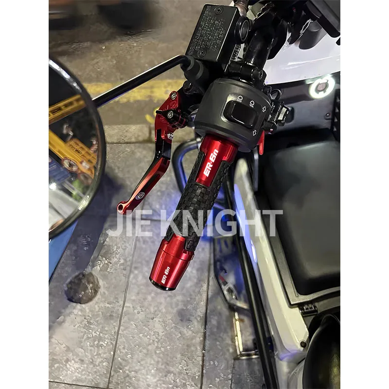 ل ER6N ER6 N ER-6N 2006-2024 2023 2022 2021 2020 2019 2018 دراجة نارية المقود القبضات مقبض قبضة ينتهي التوصيل المنزلق قبعات #2