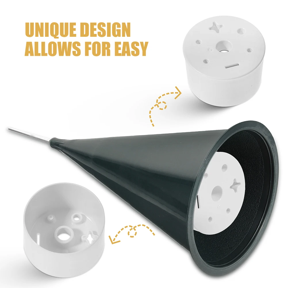 

4 Pcs Grave Vase Inserts Cemetery Flower Arranger Plastic Wedding Centerpiece Holders Reusable Floral Supplies