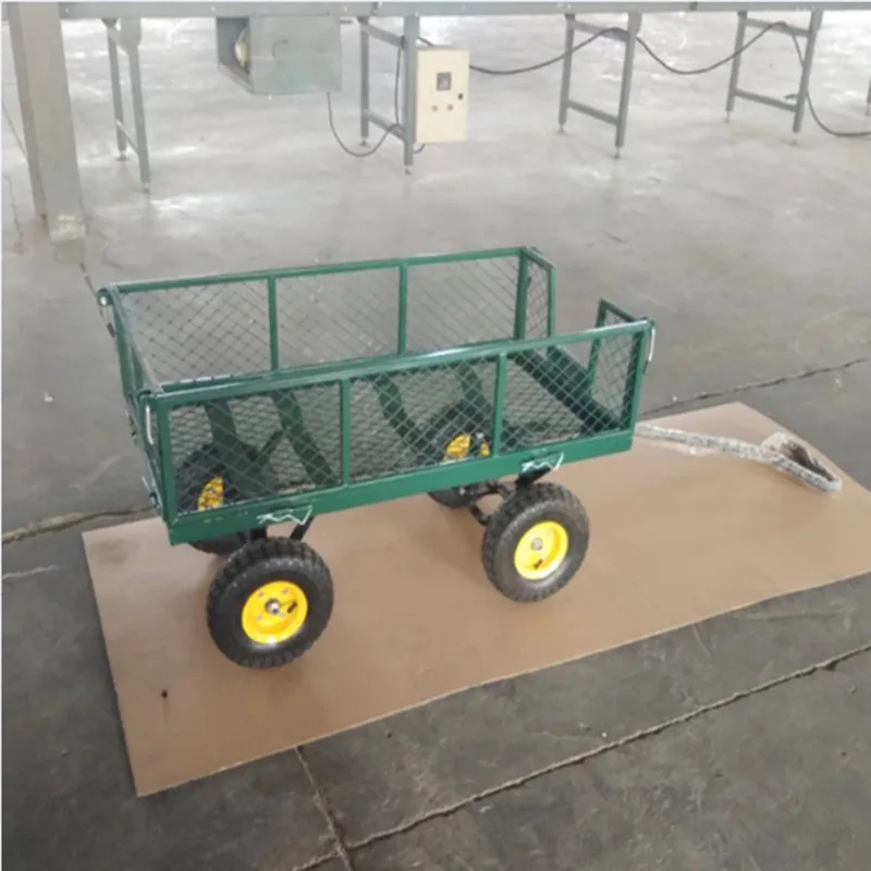 Flower and horticultural tools, mesh carts, multifunctional garden cleaning carts with frames, trucks, trailers, and movers