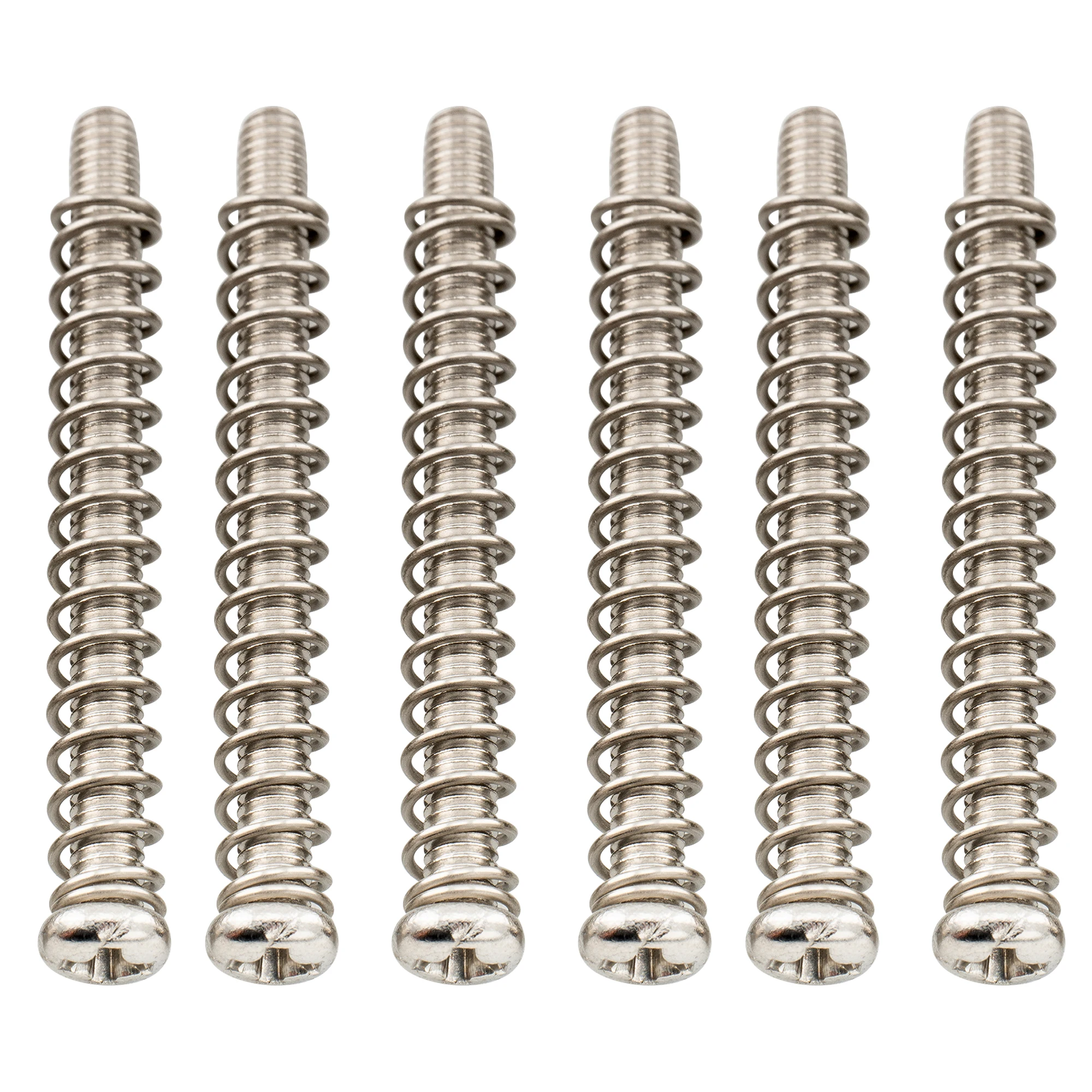 Musiclily Pro Metric M3x35mm/40mm Saddle Intonation Screws and Springs Set for Imported Electric Guitar Bass Bridge (Set of 6)