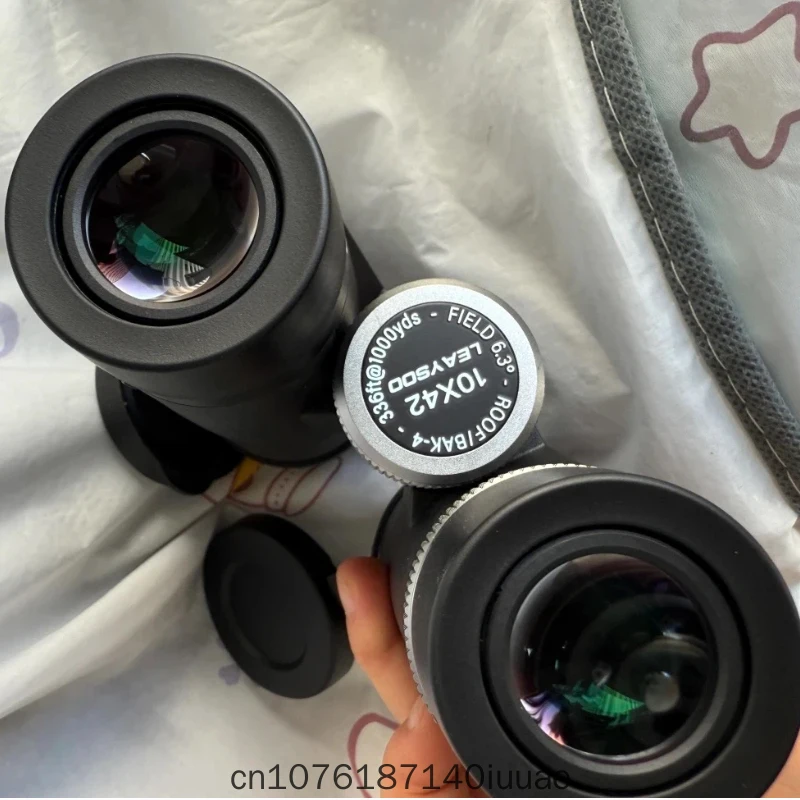 10X42 Large Eyepiece High-definition and High Magnification Nitrogen Filled Waterproof Low Light Visual Professional Binoculars