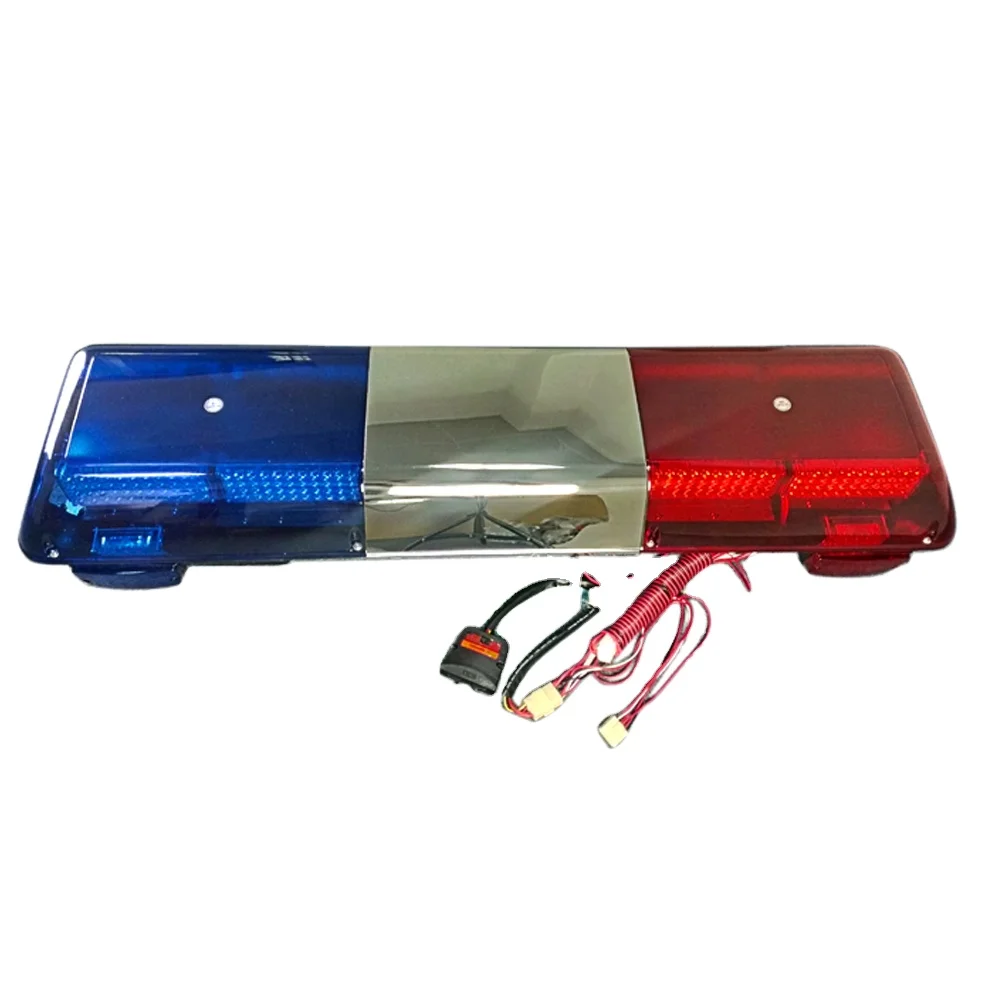 

12-24V 15 Flashing Model Red Blue Clear Amber Yellow Rotating Flashing Ambulance Offroad LED Warning Light Bar Siren Horn