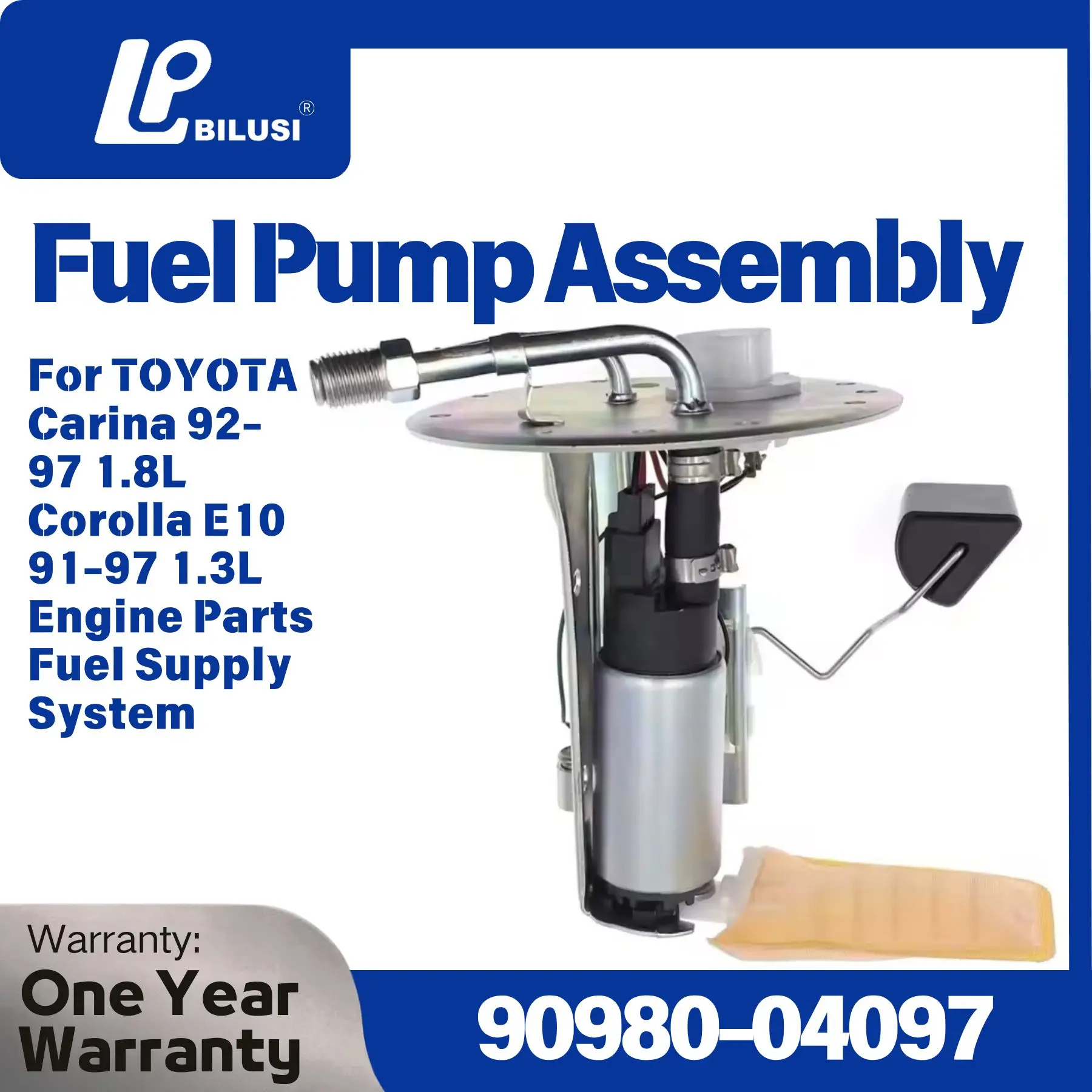 

Fuel Pump Assembly 9098004097 90980-04097 For TOYOTA Carina 92-97 1.8L Corolla E10 91-97 1.3L Engine Parts Fuel Supply System