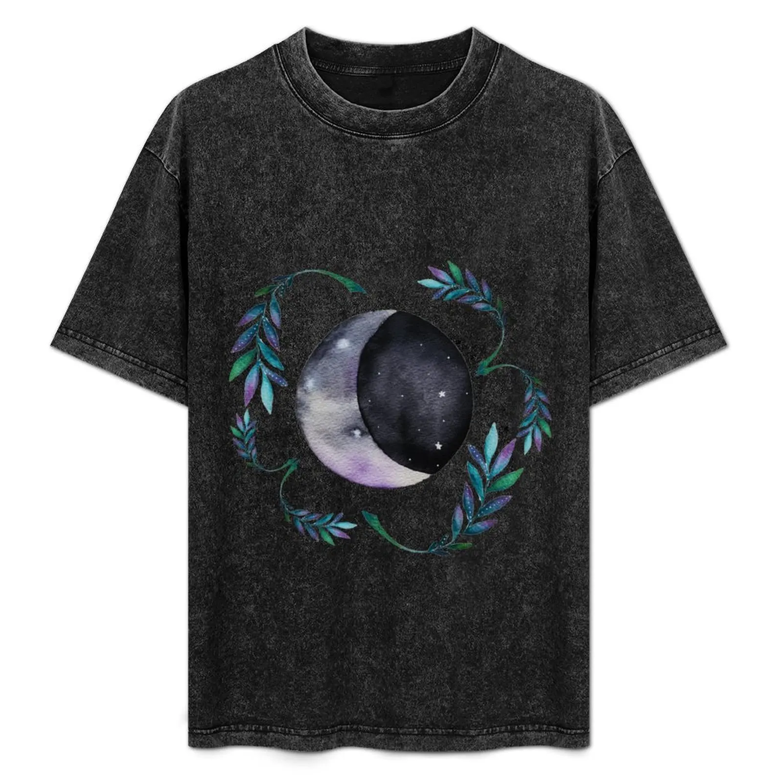 floral moon T-Shirt Summer Sports Quick Dry T-Shirt