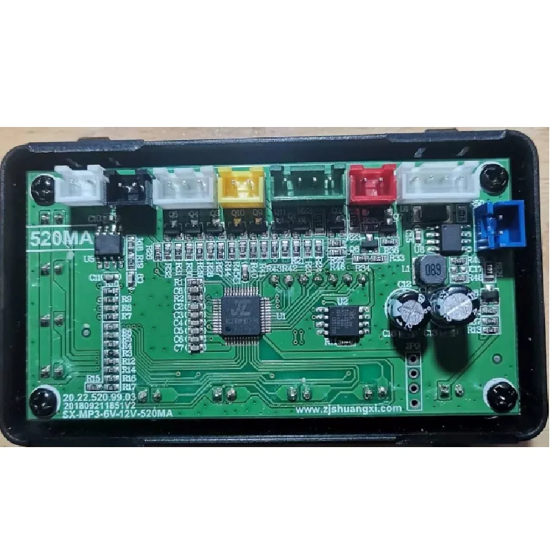 Multifuncional Fire Truck Music Board para crianças, placa de controle principal, SX-MP3-6V-12V-520MA, Sx1818