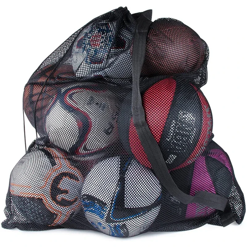 

Basketball Football Sports Bag Large Capacity Soccer Volleyball Storage Net Bag Single Shoulder Backpack Team Training Ball Bag
