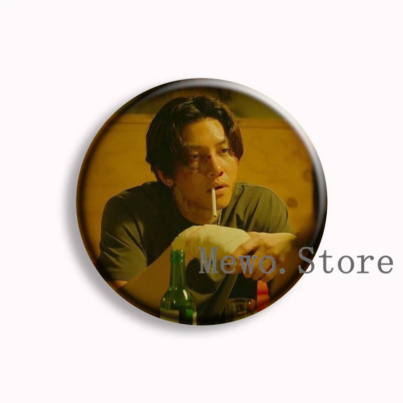 Korean Star Ji Chang Wook Soft Button Pin Kawaii Meme Brooch Badge Bag Decor Accessories Fans Collect Friends Gifts