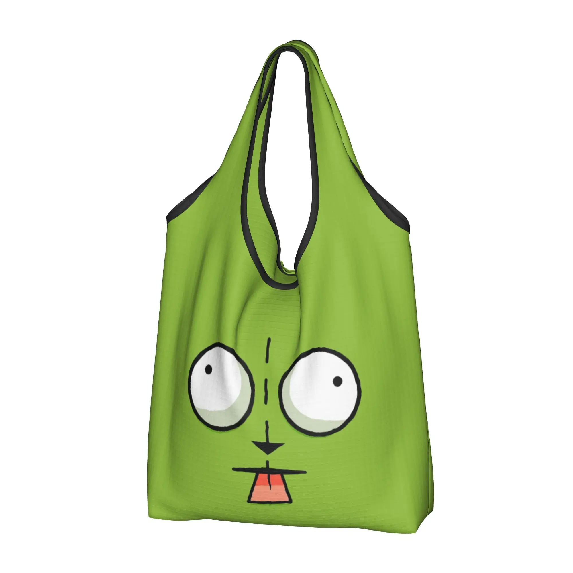 Recycling Z-Zims Cartoon Movie Shopping Bag Women Tote Bag Portable Science Fiction Groceries Shopper Bags