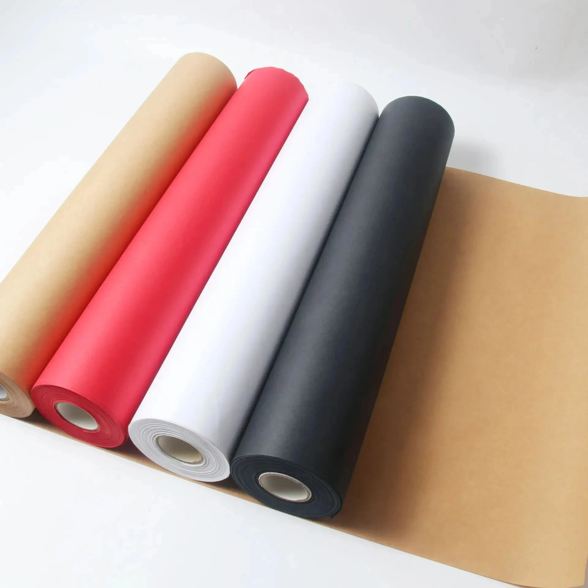 11.8inch x 16.4ft Kraft Paper, Handicrafts Wrapping Paper, DIY Flowers And Gifts, Degradable Buffer Environmental Paper