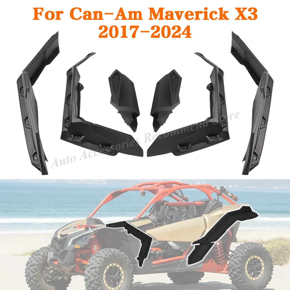 715002973 guardabarros delantero trasero bengalas para Can am Maverick X3 MAX R RR 4x4 XMR XDS XRC XRS Maverick 1000 Turbo 2017-2024