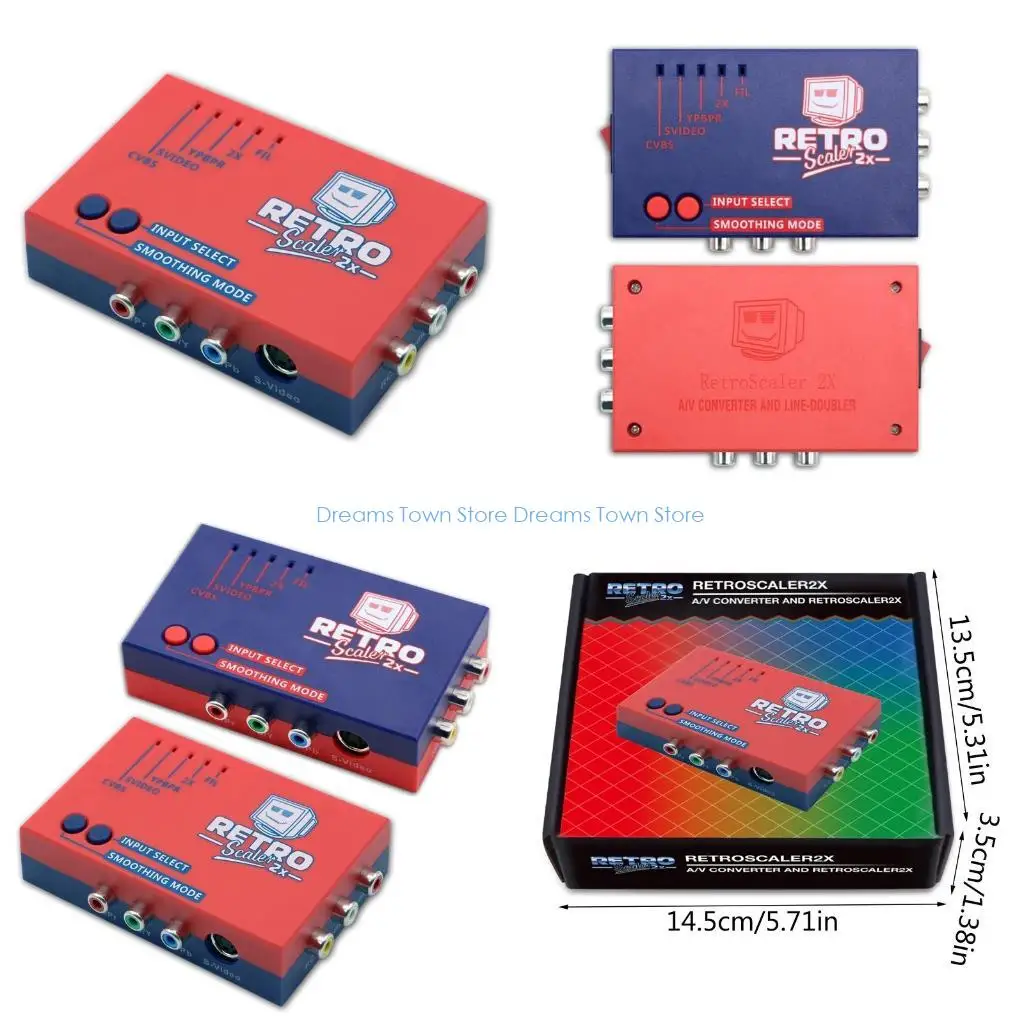 

HX6A A/V to Converter & Line-doubler Console Red/Blue