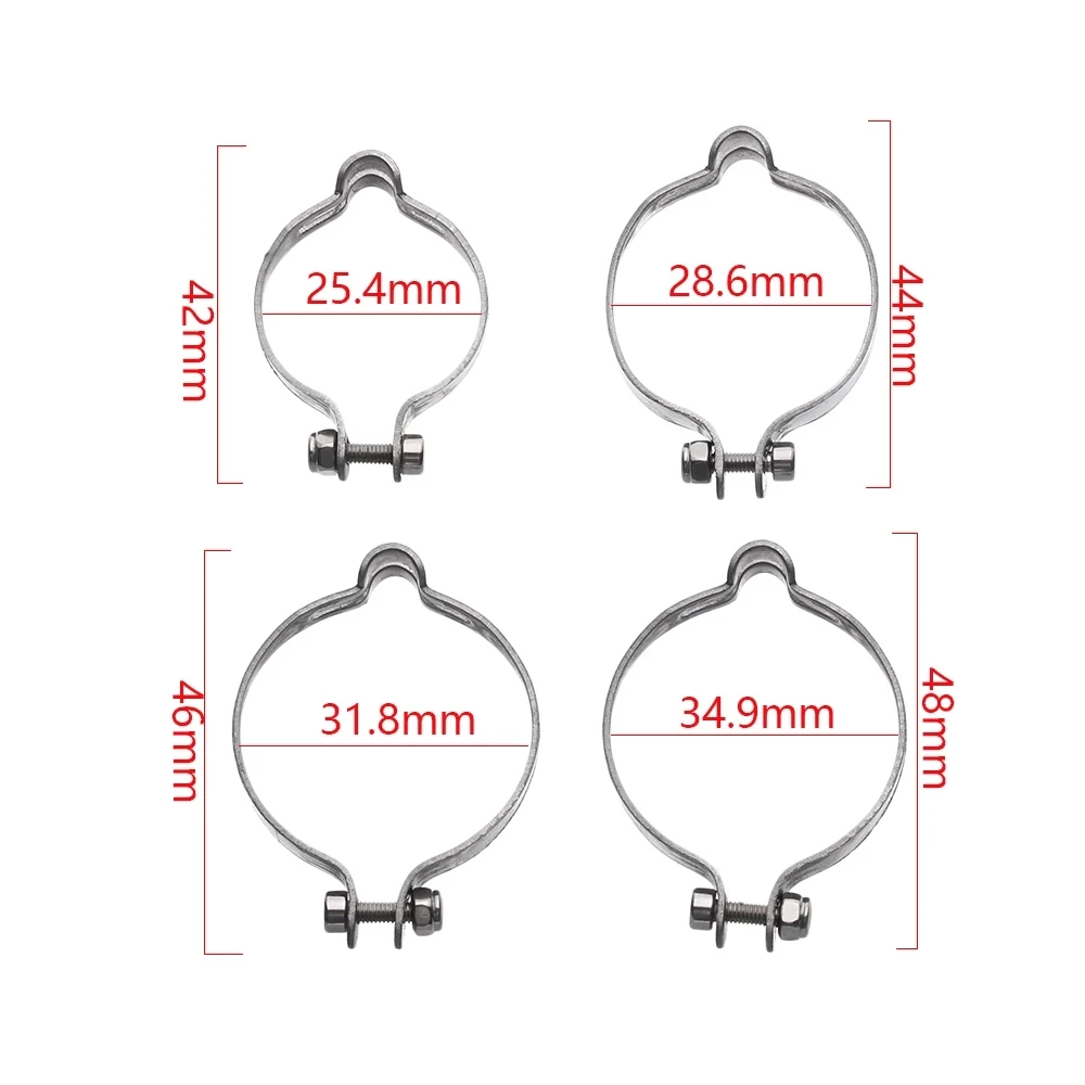 25.4/28.6/31.8/34.9mm Bike Cable Holder Bike Parts Cable Clip Wire Fixed Ring Brake Shifter Line Clamp Cable Pipe Buckle