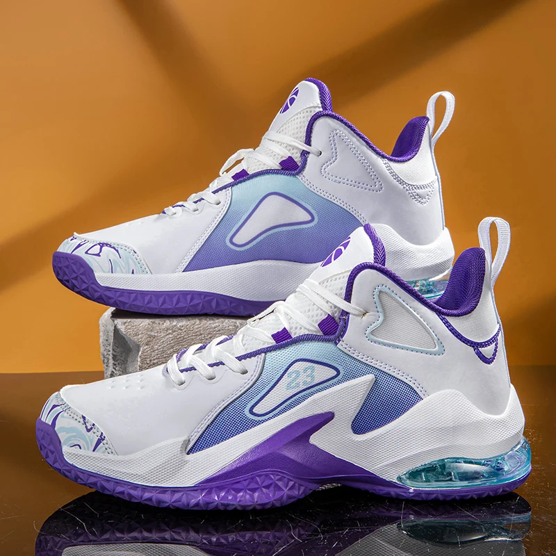 

Spring/Summer New Couples' Low-Top Basketball Shoes | Breathable Shock-Absorbing Air-Cushion Practical Athletic Running Sneakers