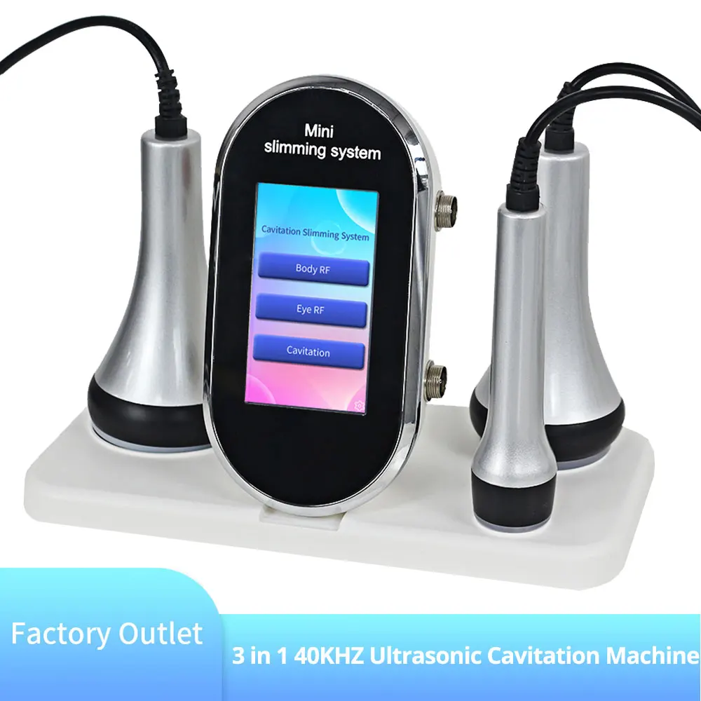 40Khz Ultrasonic Cavitation Machine RF Cellulite Massager Facial Lifting Fat Reducer Body Slimming Beauty Skin Tighten Skin Care