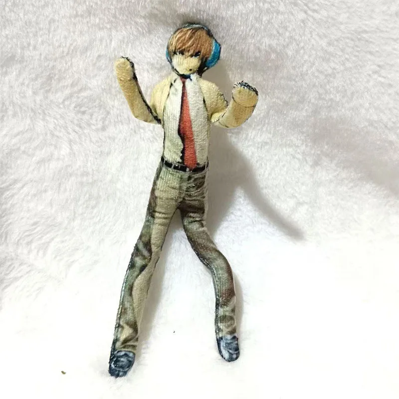 Anime DEATH NOTE Yagami Licht Cosplay Pluche Katoen Gevulde Pop Mascotte Slanke Draaibare Vorm Kamer Decoratie Abstract Model