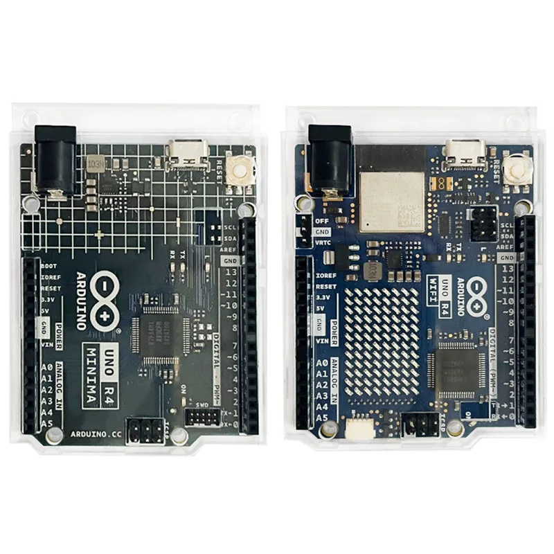 Compatible with Arduino R4 MINIMA/WIFI Transparent Acrylic Cover, Dustproof Protection Shell