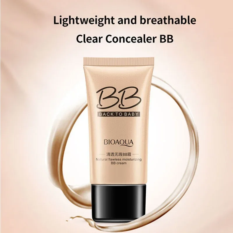 BIOAQUA BB Cream Makeup 3 Colors Natural Flawless Concealer Oil-control Liquid Foundation Moisturizing Cosmetics