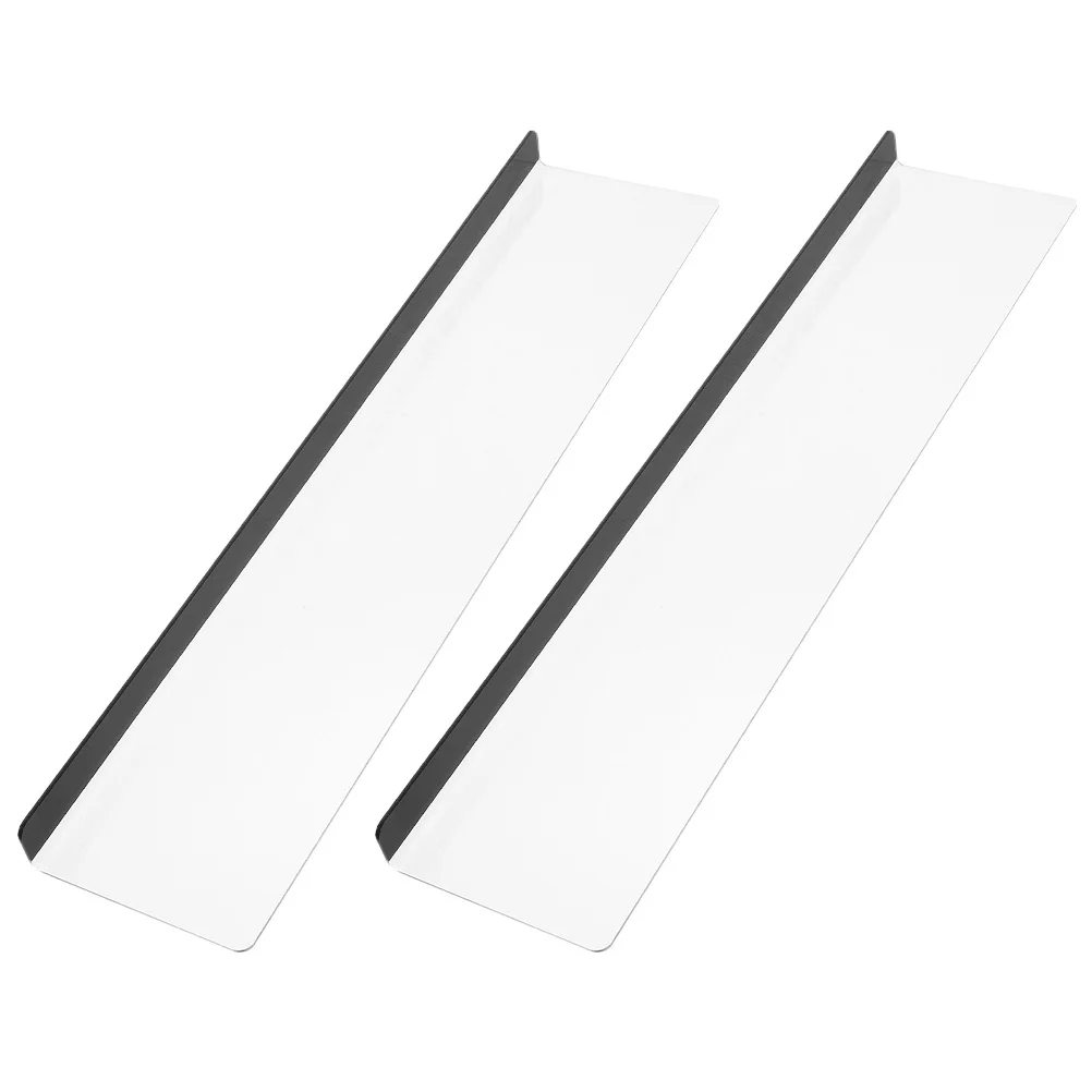 

2pcs Acrylic Monitor Memo Board Computer Message Note Holder Transparent Desktop Organizer For Office School Home Desk