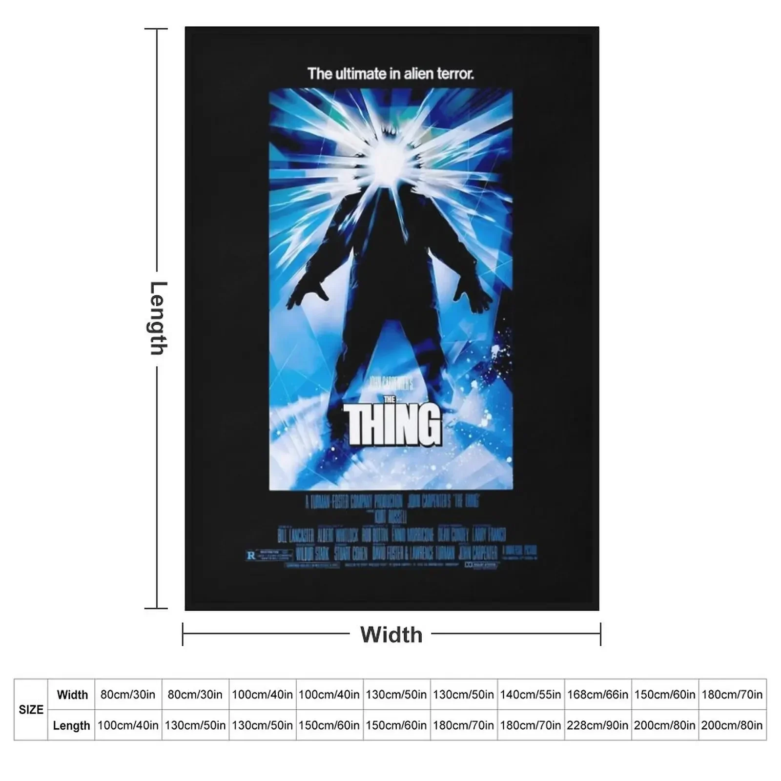 The Thing Throw Blanket Decoratives funny gift Blankets For Baby Sofas Blankets