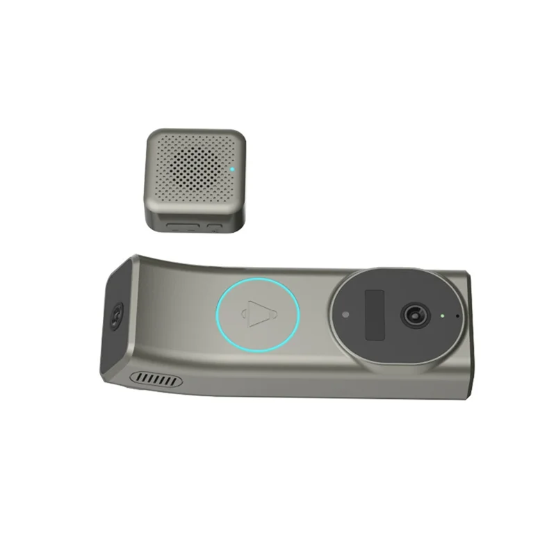AA08-Smart Doorbell Kit With Simulation Fake Camera Door Bell Camera Doorbell LED Flash For Homes Offices Stores