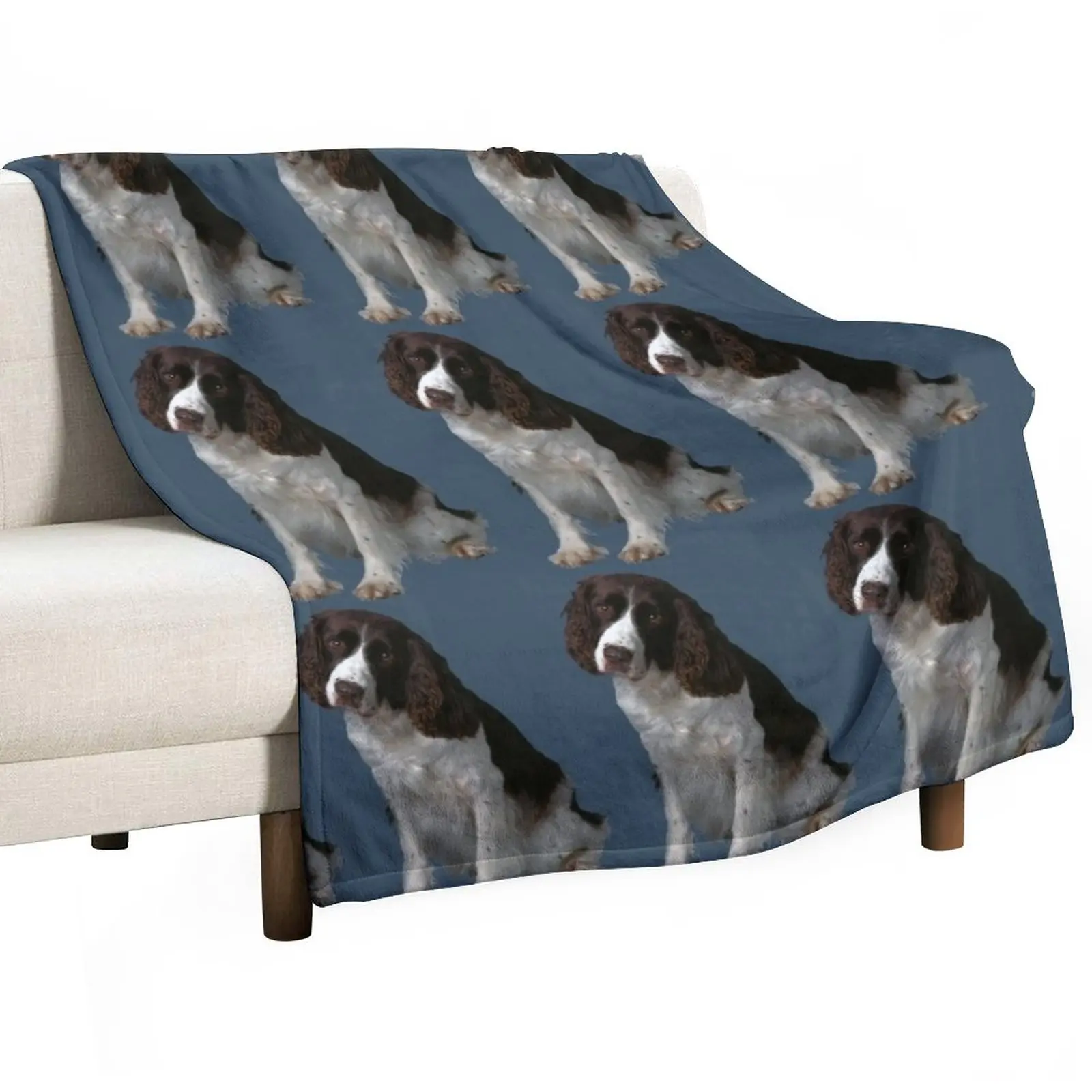 

New Springer Spaniel Inglés, Dog Bobby Throw Blanket Summer Beddings Flannel Luxury St for sofa Blankets