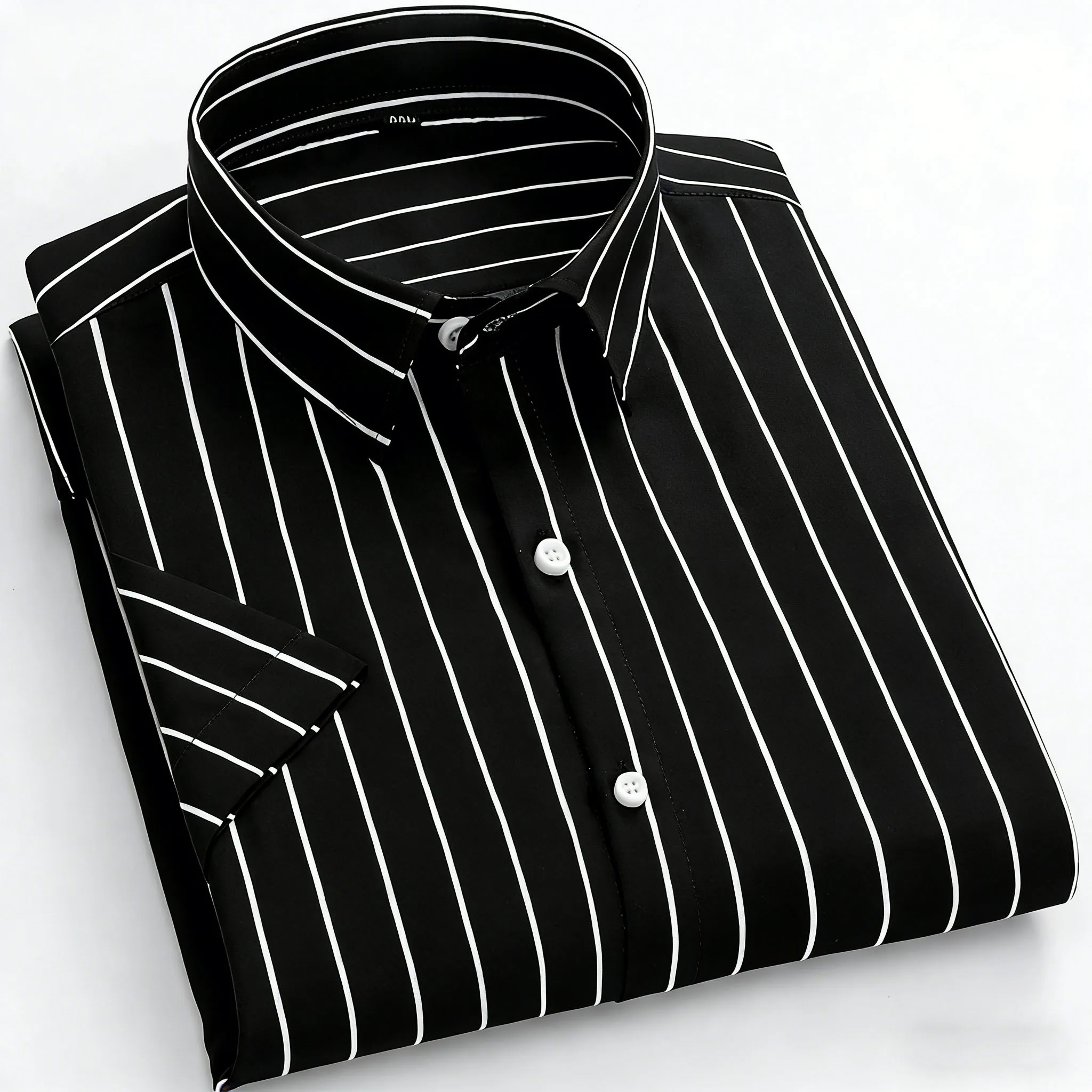 11 Color Men's Shirt Long Sleeve Striped Business Shirt No Ironing Any Version Comfortable Work Clothes Large Size XS-6XL