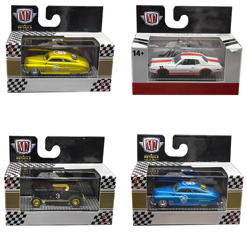 

M2 Machines 1:64 Scale 1949 Blue Mercury Moon and Eyes Alloy Collection Model Car Limited Edition Child Gift