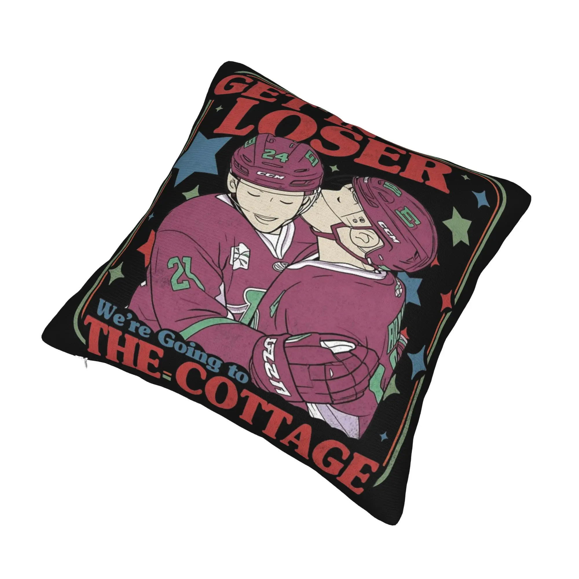 Get In Loser We're Going To The Cottage Heated Rivalry Pillowcase Printing Cushion Cover Gift  Throw Pillow Case Cover Seater