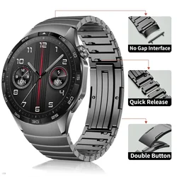 No Gap Metal Band Voor Huawei Horloge Gt4 46Mm Officiële Rvs Quick Release Armband Polsband Voor Huawei Watch Gt4 Band