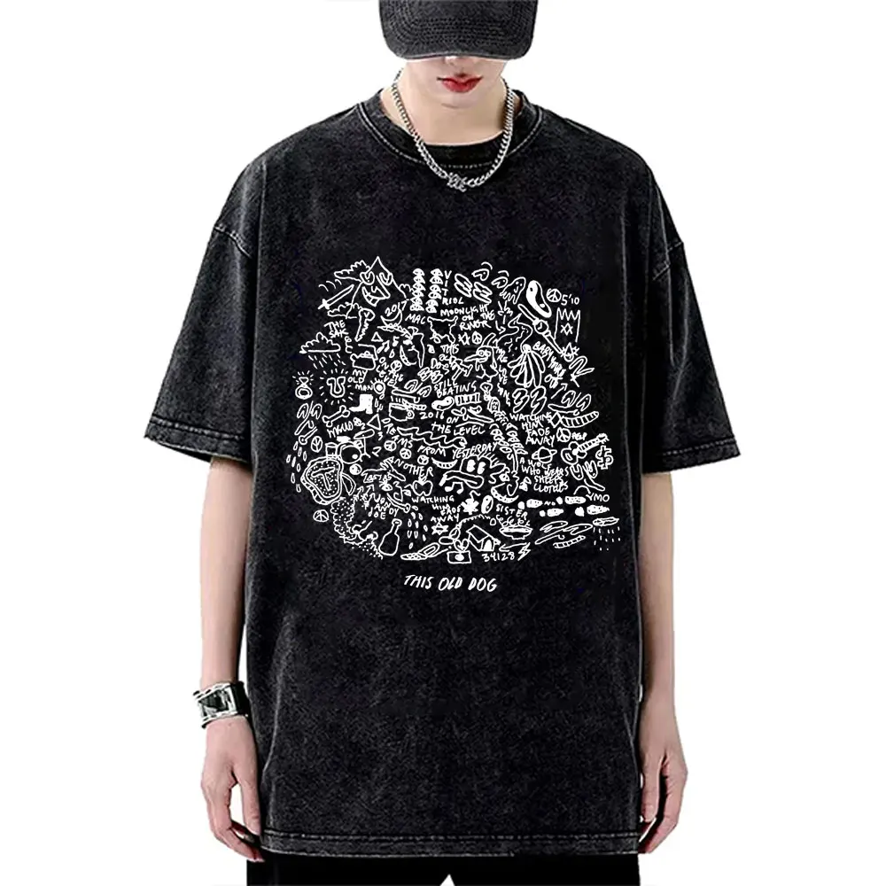 

Washed Vintage Mac Demarco This Old Dog Funny Music Meme T-shirt Men Women Casual Oversized T Shirt Male Fashion Retro T-Shirts
